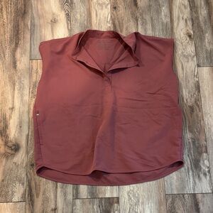 Figs Women's Scrub Top in Mauve